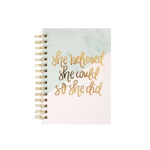 SHE BELIEVED SHE COULD SO SHE DID NOTEBOOK